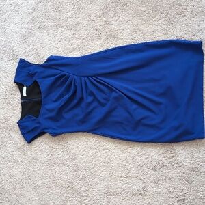 Sheath dress ruching at waist